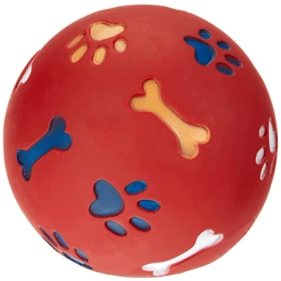 Afbeelding van Nobby Snackbal Met Print Rood Ø 14,5 cm