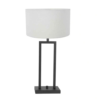 Afbeelding van Steinhauer tafellamp Stang zwart metaal 30 cm E27 fitting 8211ZW