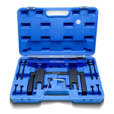Afbeelding van CCLIFE Motornokkenas instelgereedschap, schakelkettingvergrendelingsgereedschap, compatibel met BMW 2.5 3.0 N51 N52 N52K N53 N54
