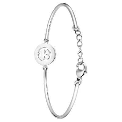 Afbeelding van Lucardi Armband silvercoloured, Dames, Maat: One Size, Silver/coloured