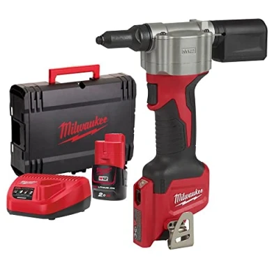 Afbeelding van Milwaukee M12 BPRT 201X accu blindklinknagel 12 V 20,32 mm + 1x oplaadbare batterij 2.0 Ah lader HD doos ( 4933464406 )