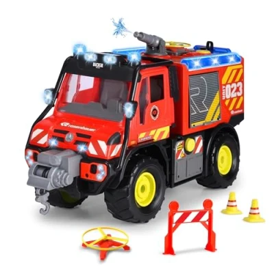 Afbeelding van Dickie Toys Hulpdienstvoertuig Mercedes Benz Unimog U530 Fire Rescue Kant en klaar model (model)