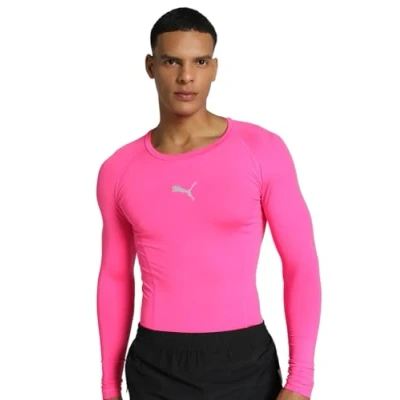 Afbeelding van Puma LIGA Longsleeve, Heren, Maat: XL, Pinksilber