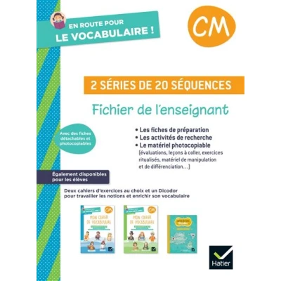 Image de En route pour le vocabulaire CM Ed. 2024 Fichier de l&#039;enseignant