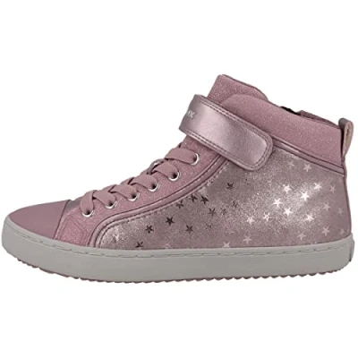 Image de Geox J Kalispera Girl Fille Baskets, Dk Pink, 32 EU
