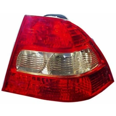 Afbeelding van ABAKUS 212 19D8L LD UE Achterlicht Links W21W, WY21W, W21/5W Rood Zonder lamphouder, gloeilamp