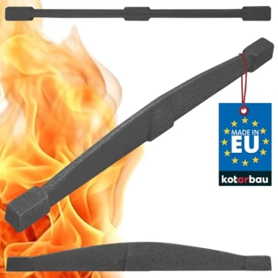 Afbeelding van KOTARBAU® Haardrooster van gietijzer, 420 mm, voor inzet, houtkachel, open haard, haard