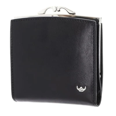 Afbeelding van Golden Head Portemonnee Colorado RFID Protect French Coin Purse Wallet Black Zwart