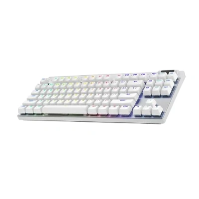 Image de Clavier Gaming mécanique sans fil Azerty Logitech G PRO X TKL Lightspeed Blanc