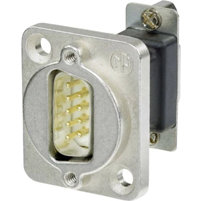 Afbeelding van Neutrik NADB9MF D sub adapter stekker 9 polig bus 1 stuk(s)