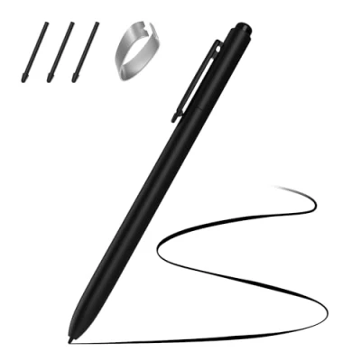Afbeelding van MoKo opmerkelijke 2 pennen met Eraser, EMR Stylus Pen 4096 drukniveaus, palmafwijzing, tabletpen 3 extra tips voor 2&amp;1/Galaxy Tab&amp;Book/BOOX/Wacom/Scribe en andere apparaten