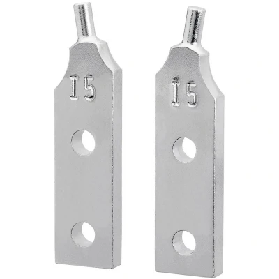 Afbeelding van Knipex 44 19 J5 Precisie borgveertang reservepunt Geschikt voor borgringen Binnenringen 122 300 mm Puntvorm Recht