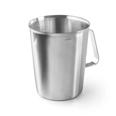 Afbeelding van Lacor 62742 maatbeker, vloeistoftester, roestvrij staal, 15 cm, 2 liter