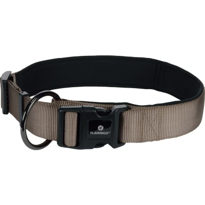 Afbeelding van Flamingo Abbi Halsband Honden Taupe Xxxl 65 70cm 38mm 1st 133425