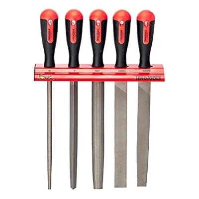 Afbeelding van Vijlenset 5dlg op muurrek Teng Tools WRFL05