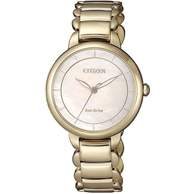 Afbeelding van Citizen EM0673 83D Horloge Staal Goudkleurig Ø 31 mm