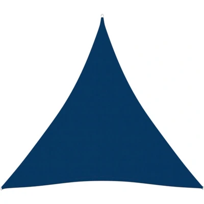 Afbeelding van vidaXL Zonnescherm driehoekig 5x7x7 m oxford stof blauw