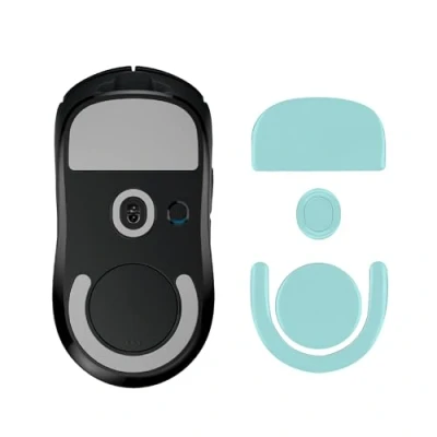 Afbeelding van kwmobile muis voeten sticker geschikt voor Logitech G PRO X Superlight 2 Computermuis glijder Stickers in groen