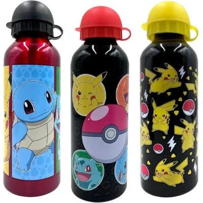 Afbeelding van Pokemon Aluminium Drinkfles / Schoolfles 500 ml. 1 Stuks (verkrijgbaar in 3 soorten)