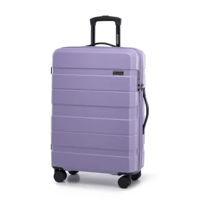 Afbeelding van WITTCHEN COMODO Line ABS koffer telescopische handgreep TSA slot 4 dubbele wielen, Lila., Middelgrote