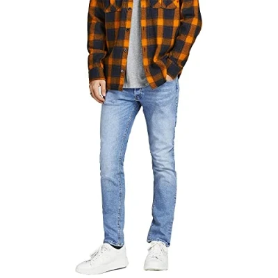 Image de JACK &amp; JONES Jeans pour homme, bleu denim, 36W / 32L
