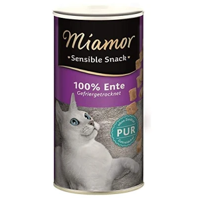 Afbeelding van 30g Eend Puur Sensible Snack Miamor Kattensnacks