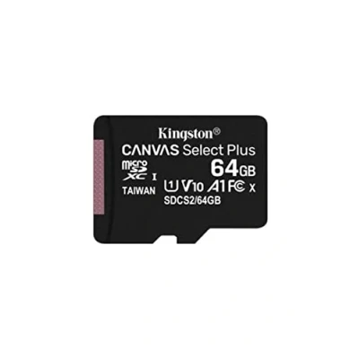 Afbeelding van Kingston Canvas Select Plus microSDcard,64GB,Grijs