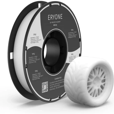 Afbeelding van Eryone TPU Wit 0,5 Kg 1,75mm Flexibel Filament