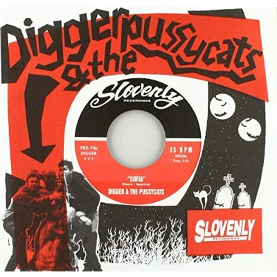Afbeelding van Digger &amp; The Pussycats Night Of Two Moons (7&quot; Vinyl Single)