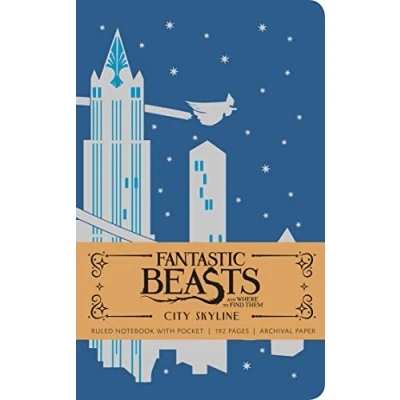 Afbeelding van Fantastic Beasts and Where to Find Them Ruled Notitieboek City Skyline Hardcover
