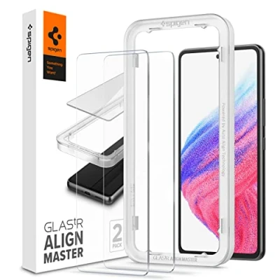 Afbeelding van Spigen AlignMaster Full Cover Samsung Galaxy A53 Glas tR Screenprotector 2Pack