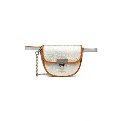 Afbeelding van Desigual Gordeltas Schoudertas Akela Nylon Belt Bag Plateado Zilverkleurig Veelkleurig