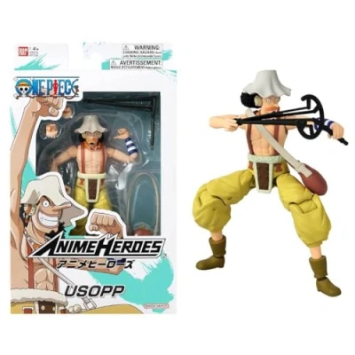 Afbeelding van BANDAI One Piece: Anime Heroes Usopp Action Figure (37005)