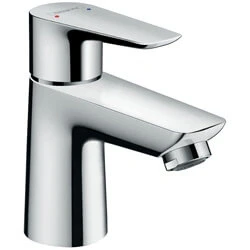 Afbeelding van Hansgrohe Talis E 1 grps wastafelmengkraan 80 met waste garnituur