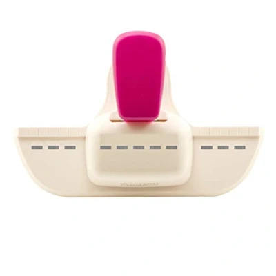 Afbeelding van Vaessen Creative Randperforator naden 6,4 x 3,1 cm ronde perforator voor kaarten maken en knutselen