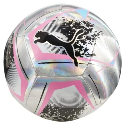 Afbeelding van Puma voetbal Cage II hologram Maat 3 zilver/pink