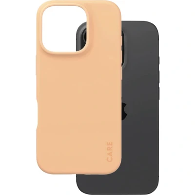 Afbeelding van PanzerGlass CARE by ® Fashionable Backcover Apple iPhone 16 Pro Oranje Inductieve lading