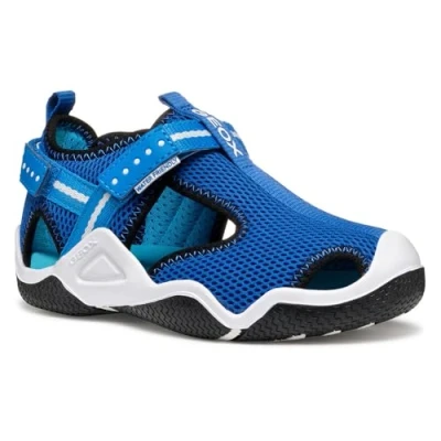 Afbeelding van Geox JR Wader Outdoorsandalen voor kinderen, Maat: 34, Royal Textiel/ synthetisch