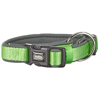 Afbeelding van Nobby halsband classic preno groen 20 30 cm
