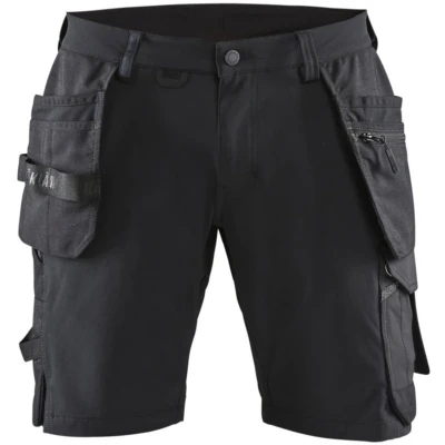 Afbeelding van Blaklader Short 4 weg stretch 1520 1645 Zwart/Donkergrijs C54