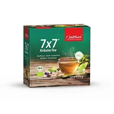 Afbeelding van P.Jentschura 7x7 biologische kruidenthee 50 zakjes (50 x 1,75 g) 87,5 g (DE ÖKO 064)