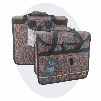 Afbeelding van Voltano Voorgevormde Enkele Fietstas / Pakaftas Crimson Leaf 17L