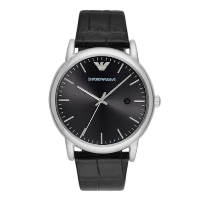 Afbeelding van Emporio Armani heren Horloge AR2500 in de kleur Zwart
