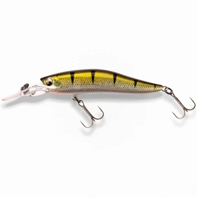 Afbeelding van LMAB KØFI Flash Vibe 80 Suspending Medium Runner Twitchbait 8cm (11g) Real Perch Plug