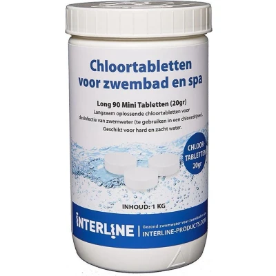 Afbeelding van Chloortabletten 1 kg 20 gram