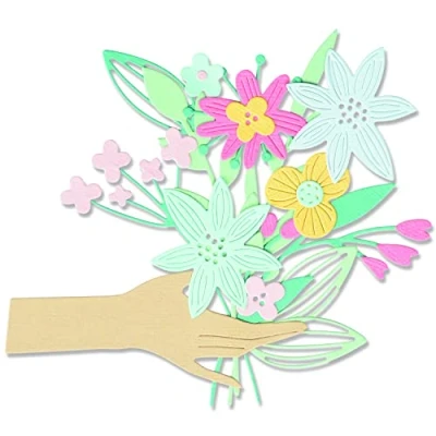 Afbeelding van Sizzix Thinlits Die Set Pass the Bouquet 12pieces