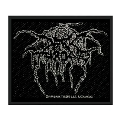 Afbeelding van Darkthrone Lurex Logo Patch Zwart