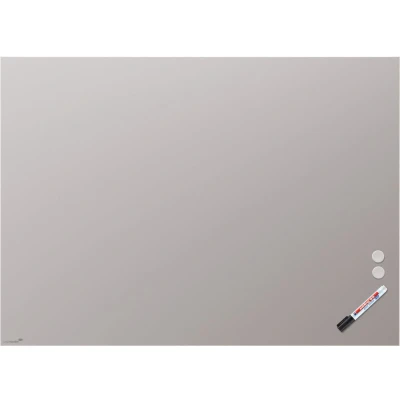 Afbeelding van Legamaster mat glasbord 100x150cm Warm Grey (met rechte hoek)