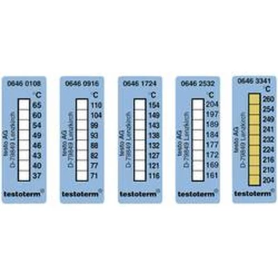 Afbeelding van testo testoterm Temperatuurmeetstrip 37 tot 65 C Inhoud10 stuk(s)