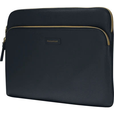 Afbeelding van dbramante1928 Paris+ Sleeve Laptop hoes 14 inch Echt leer MacBook Pro Pacific Blue